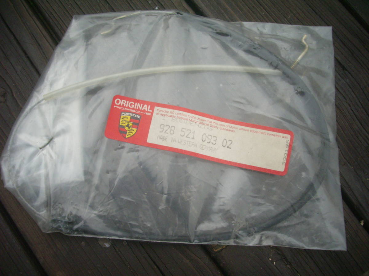 新品長期保管品 ポルシェ純正部品 944 1986 944 2.5 Coupe BOWDEN CABLE ケーブル・ハーネス★品番92852109302★西ドイツ製拍卖