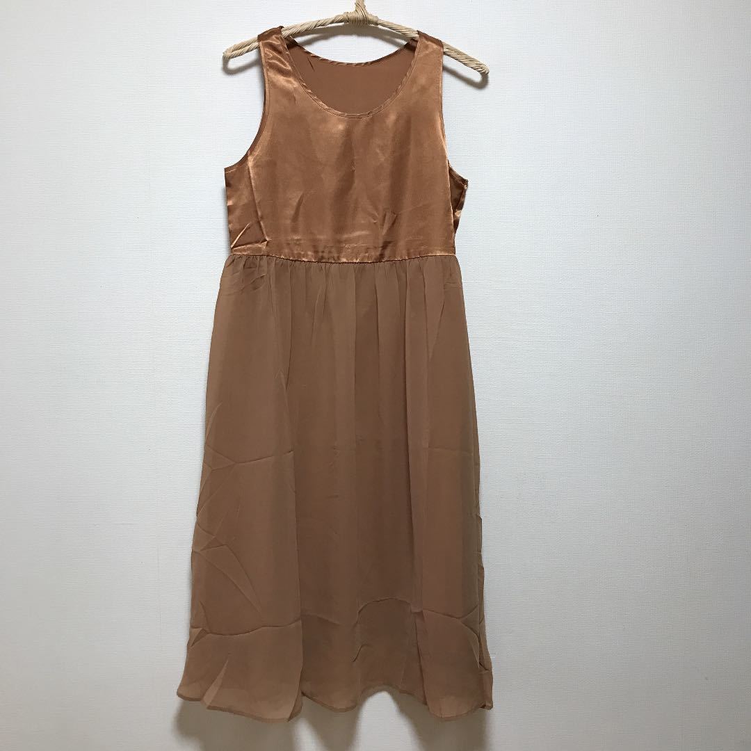 新品未使用nano unverse ロングワンピース ノースリーブ36サイズ拍卖