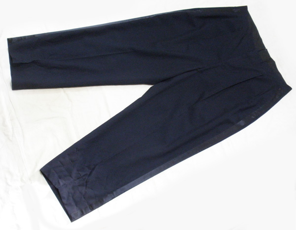 W38【60’s/スラックス】ヴィンテージ 極太 テーパード パンツ CONMAR サイドライン ウール 2タック 60年代 古着拍卖