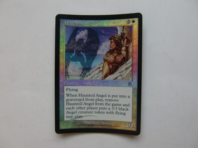 バイン MTG 憑依の天使/Haunted Angel foil 英語1枚拍卖