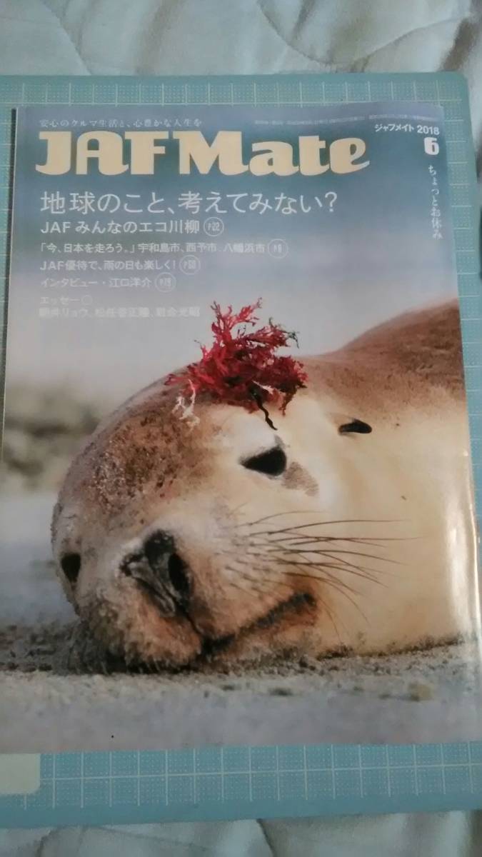 JAF MATE ジャフメイト 2018年6月号 江口洋介 インタビュー 冊子 /拍卖