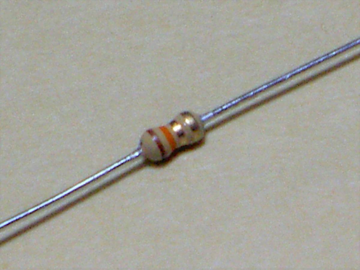 カーボン抵抗 1/6w 1.3Ω 【1セット30本】拍卖