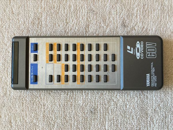 YAMAHA★ヤマハ★送料無料★純正★CDV★CDビデオ★リモコン★RS-203★中古★動作品★返金保証あり拍卖