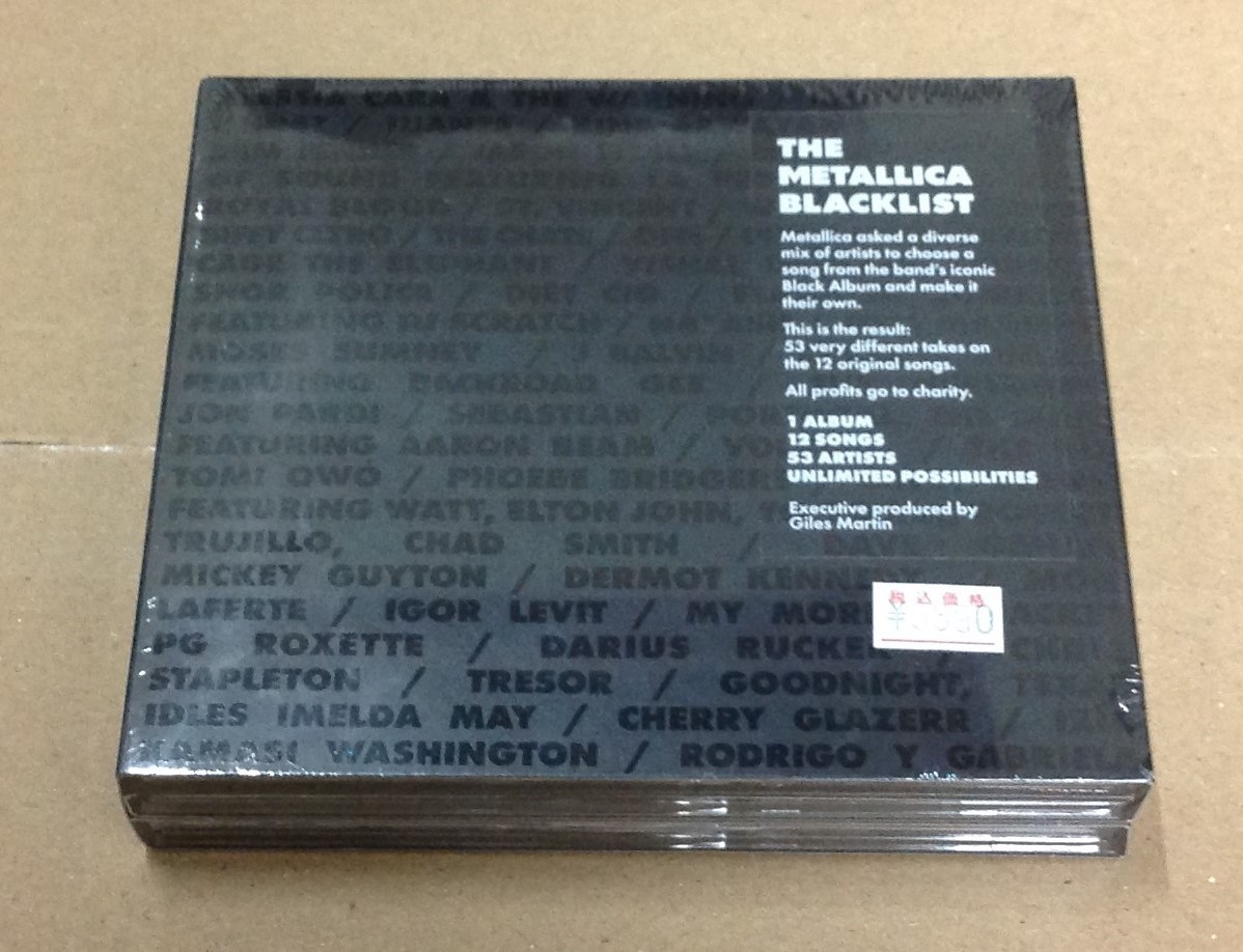 Metallica 4 CDs , Blacklist , sealed ,( 2021)拍卖