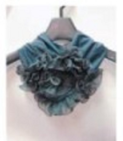 新品◎送料無料◎ヘアーバンド ターバン でネックスカーフ ◎無地 チャコールグレー拍卖