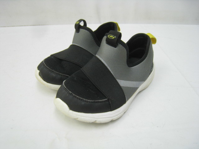 Hawkins Sport ホーキンス スポーツ スニーカー ブラック×グレー キッズ サイズ19cm拍卖