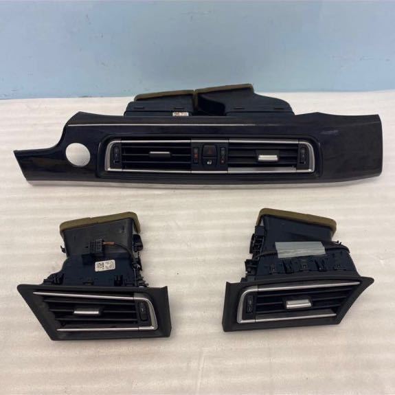 ★BMW 7シリーズF01 前期★エアコン吹き出し口セット/ウッドパネル/ABA-KA30 BK584-R拍卖
