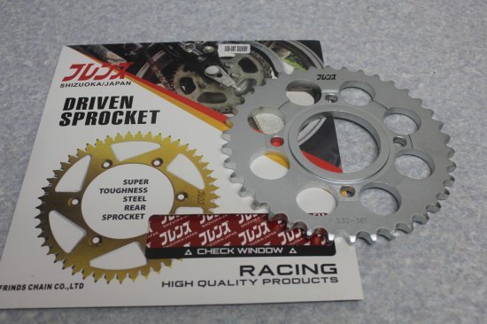 CB400F/CB350F シルバースプロケット 530-38T 検GS400 GSX400E CBX400F CB250T CB400F CB400T GT380 KH250 KH400 Z400FX CBX550F Z400GP 5拍卖