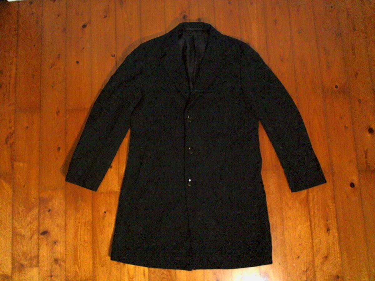 ★美品☆ジーユー【GU】チェスターコート ジャケット S 深緑 黒灰拍卖