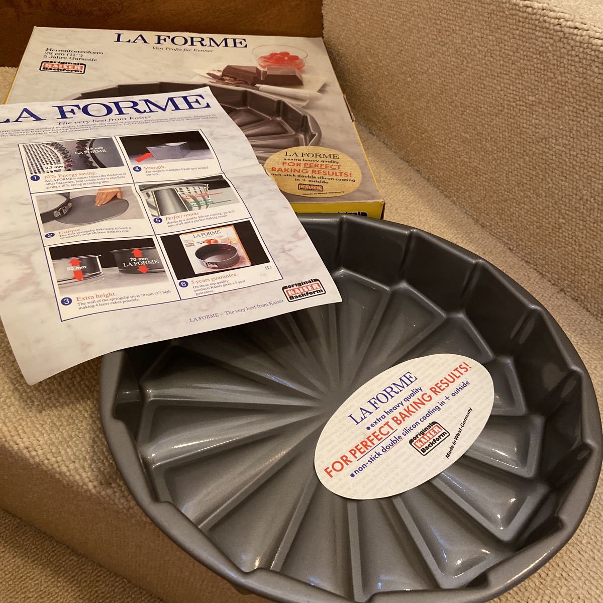 多分未使用品 WILLIAMS SONOMA ウィリアムズ ソノマ ドイツ カイザー ケーキ型 製菓 焼き型 28拍卖