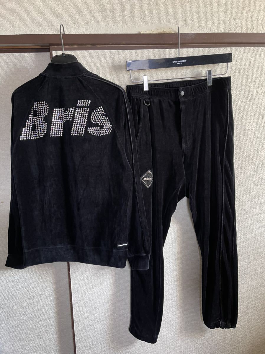 【良品】【セットアップ】 FCRB f.c real bristol エフシーレアルブリストル SOPH ソフ VELORS JACKET + PANTS ベロア ブルゾン パンツ拍卖