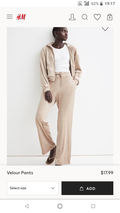 H&M ベロア パンツ拍卖