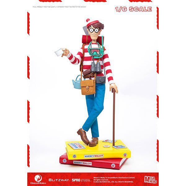 【新品 予約特典付属】メガヒーローシリーズ ウォーリーをさがせ! ウォーリー 1/6 アクションフィギュア ブリッツウェイ BLITZWAY拍卖