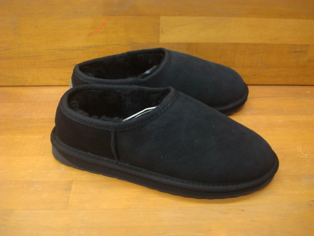 新品21 日本限定EMU(エミュ)シープスキンスリッポン Stinger Pico(スティンガーピコ) 24cm Black拍卖