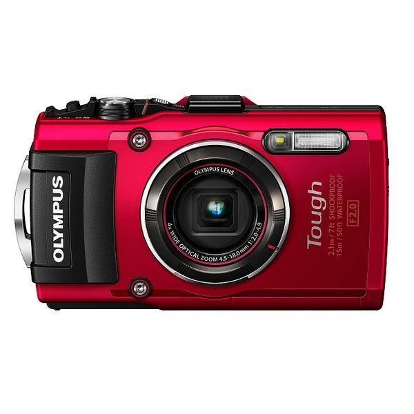 中古 1年保証 美品 OLYMPUS STYLUS TG-4 Tough レッド拍卖