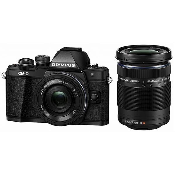 中古 1年保証 美品 OLYMPUS OM-D E-M10 ダブルズームキット ブラック拍卖