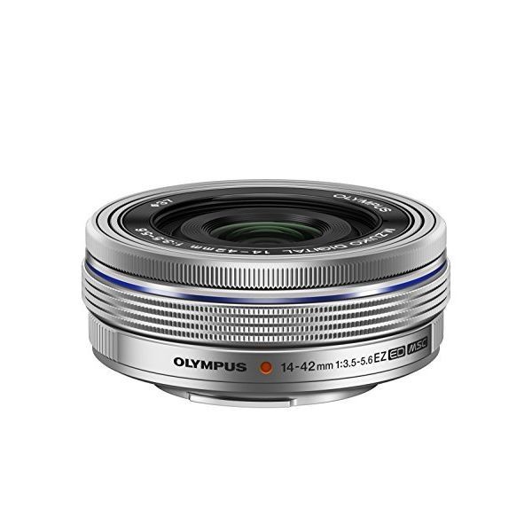中古 1年保証 美品 OLYMPUS M.ZUIKO DIGITAL ED 14-42mm F3.5-5.6 EZ シルバー拍卖