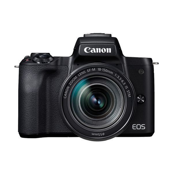中古 1年保証 美品 Canon EOS Kiss M EF-M 18-150 IS STM レンズキット ブラック拍卖