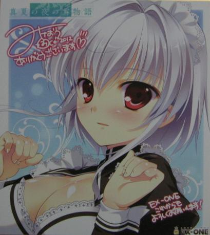 真夏の夜の雪物語/EX-ONE キャンペーン特典複製色紙 みけおう拍卖