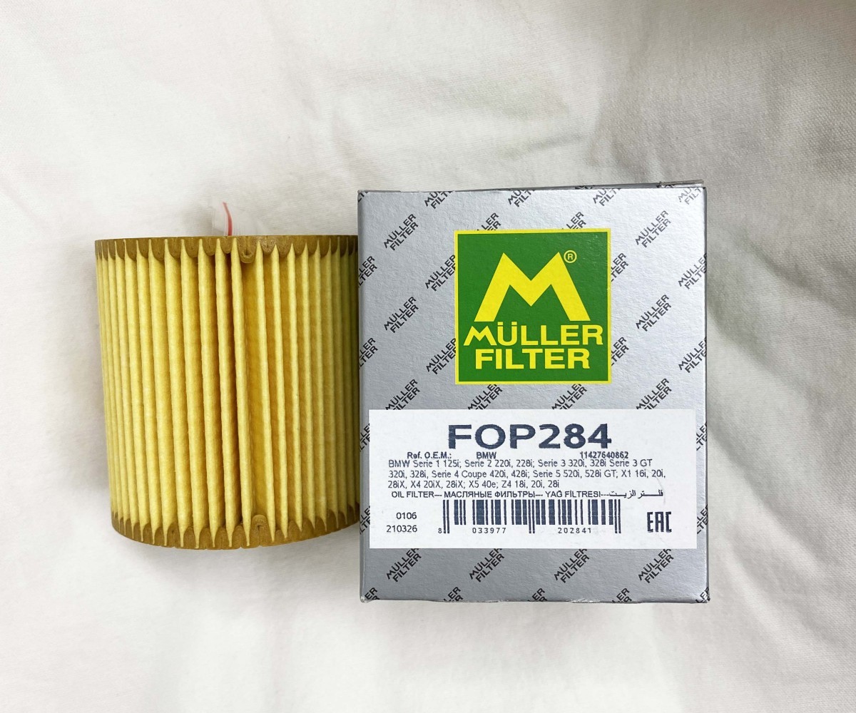 BMW BMW F34 320i GT 3X20 11427640862 MULLER FOP284 V20-2070 オイル エレメント フィルター拍卖