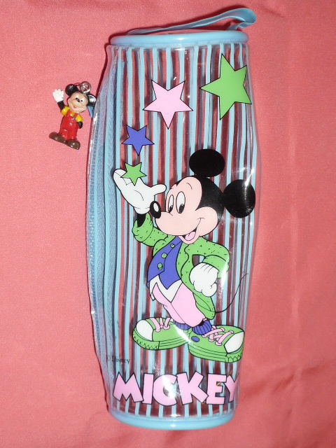 ☆激レア!レトロ ディズニー ミッキーマウス マスコット付 ポーチ ☆拍卖