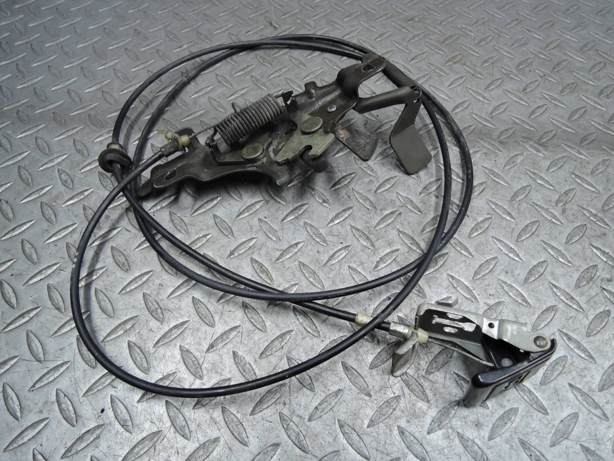 ・ E-AW11 MR2 昭和61年式 純正 ボンネット オープナー ワイヤー/レバー T-0337拍卖