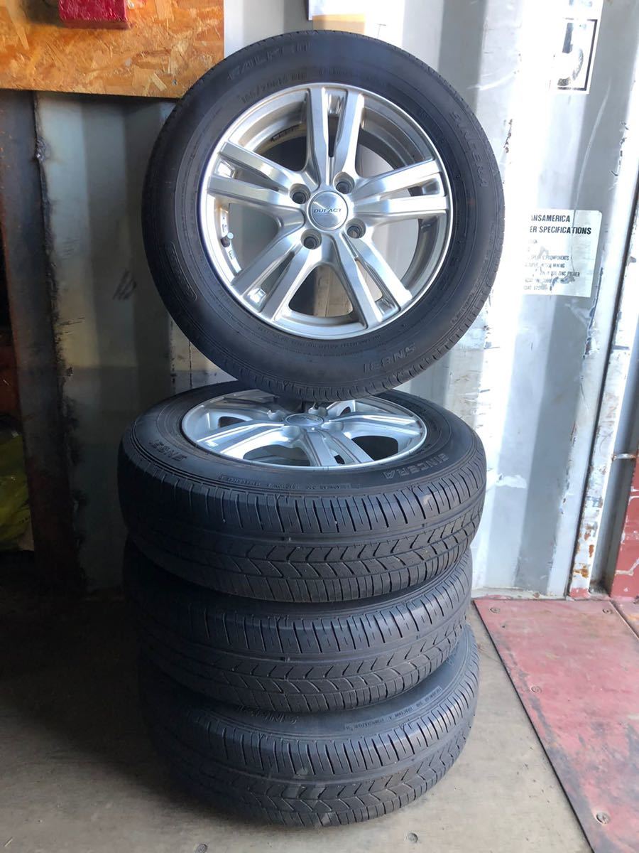 Y603 165/70R14 falken ファルケン 2016年 PCD100 4H 5.5J march マーチ 4本セット拍卖