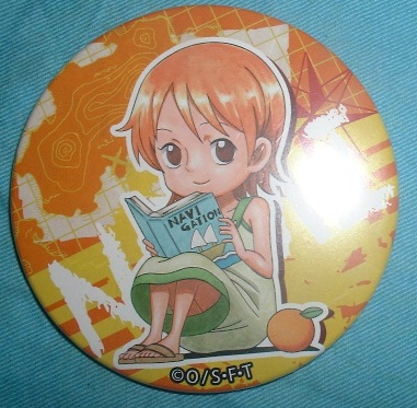 ワンピース 麦わらストア 輩缶バッジ 第4弾 YELLOW ナミ拍卖