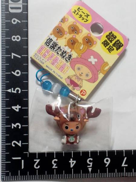 超素敵♪ONE PIECE♪滋賀♪チョッパーと信楽たぬきの戯れ♪ビーズストラップ♪残1拍卖