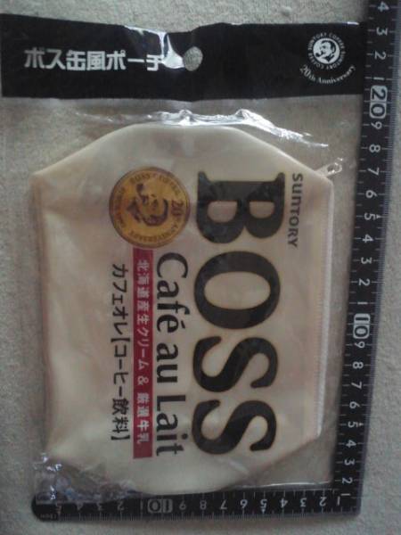 非売品☆ビニール製☆BOSS缶風☆ポーチ☆カフェオレ☆残1拍卖