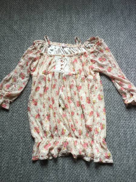 ★レディース オフショル チュニック ワンピース 中古 L拍卖