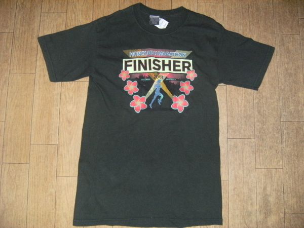 USA製★2003年 ホノルルマラソン FINISHER Tシャツ☆ハワイ 完走拍卖