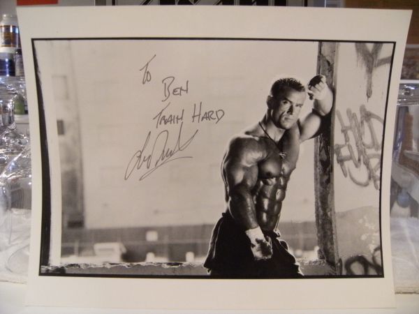 ボデイビル,ゴールドジム,プロレス★リープリスト 直筆サイン拍卖