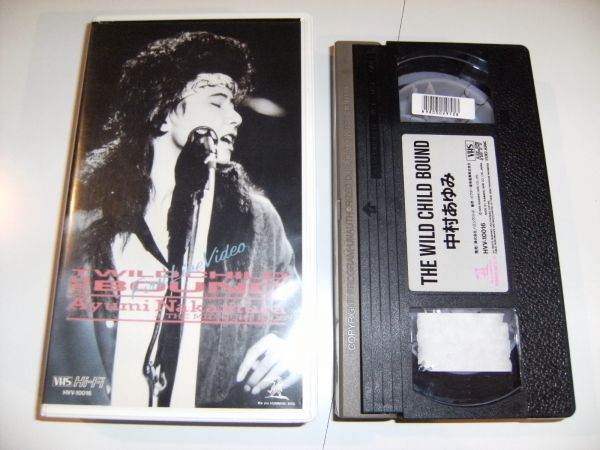 廃盤ビデオ★中村あゆみ ファーストライブ集 WILD CHILD BOUND拍卖