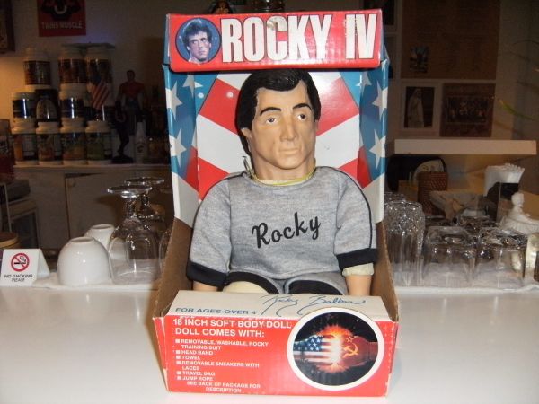 昭和レトロ★80年代★当時物★ボディビル,格闘技,プロレス★ROCKY シルベスタースタローン 人形 ぬいぐるみ ロッキー4 ボクシング拍卖