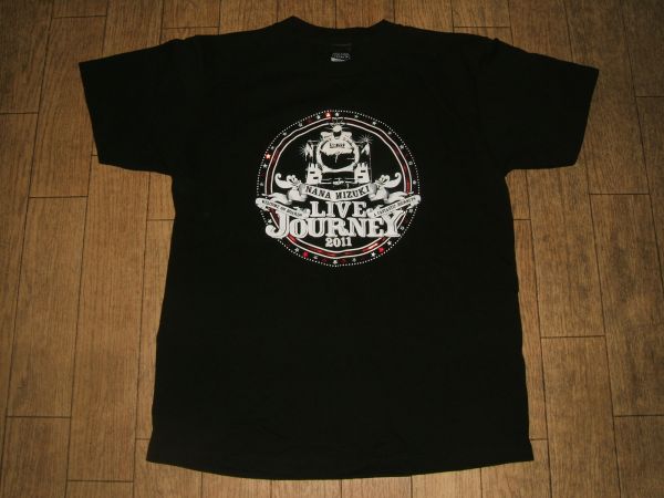 水樹奈々コンサートTシャツ★LIVE JOURNEY 2011 ライブツアー拍卖