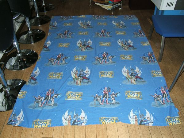 スターウォーズTHE CLONE WARS シーツカバー★ロボット,宇宙人拍卖