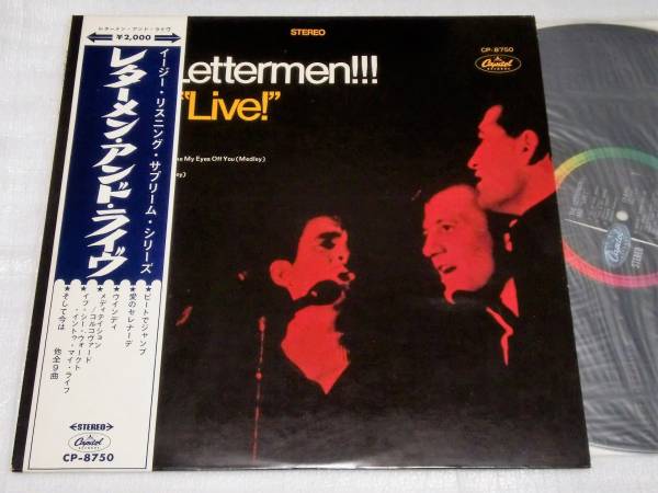 LP LETTERMEN/AND LIVE!/レターメンアンドライヴ/帯付拍卖