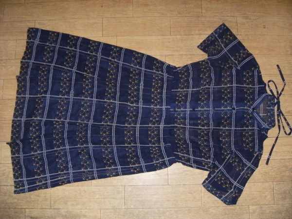 昭和レトロ,日本製★チュニック,ワンピース★いかり 船 海賊 海拍卖