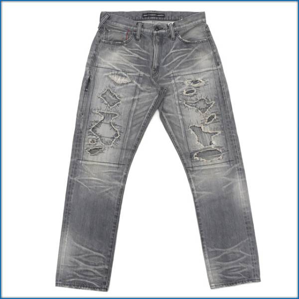 新品未使用VFP1049 w32日本製Made in Japan【DENIM BY VANQUISH & FRAGMENT 】BLACK REMAKE WIDE STRAIGHT DENIM 藤原ヒロシ紳士メンズ拍卖