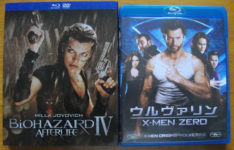 「ウルヴァリン:X-MEN ZERO」  「 バイオハザードⅣ」   2本セット  中古   ブルーレイ2枚組   送料無料 br355拍卖