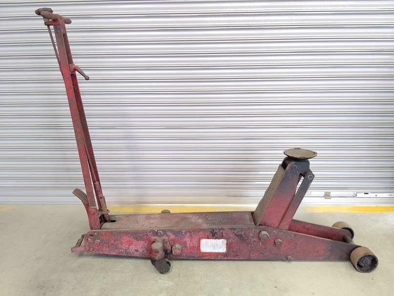 ★10t?大型 手動 ガレージジャッキ フロアジャッキ トラック ダンプ 自動車整備工具 ★ 直接引取限定拍卖