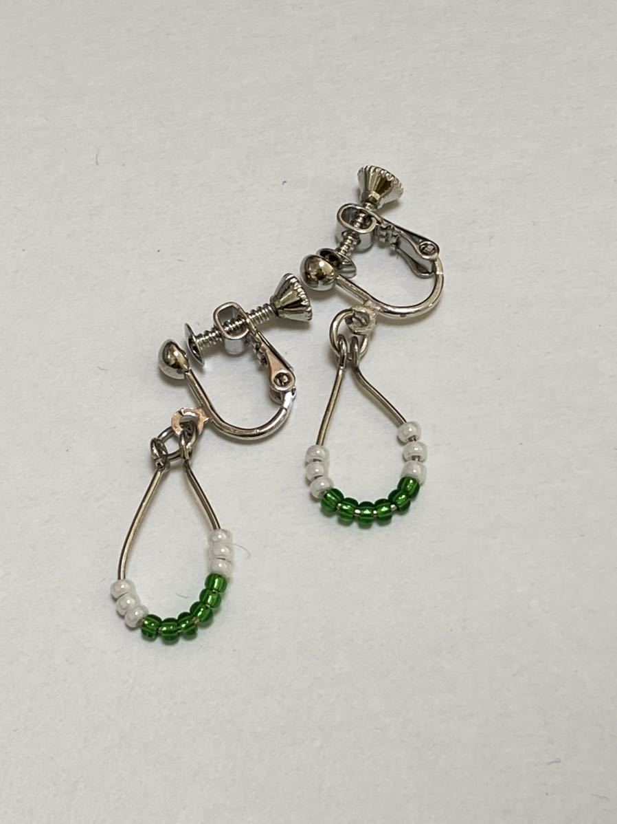 ハンドメイド★シンプルイヤリング(468)拍卖