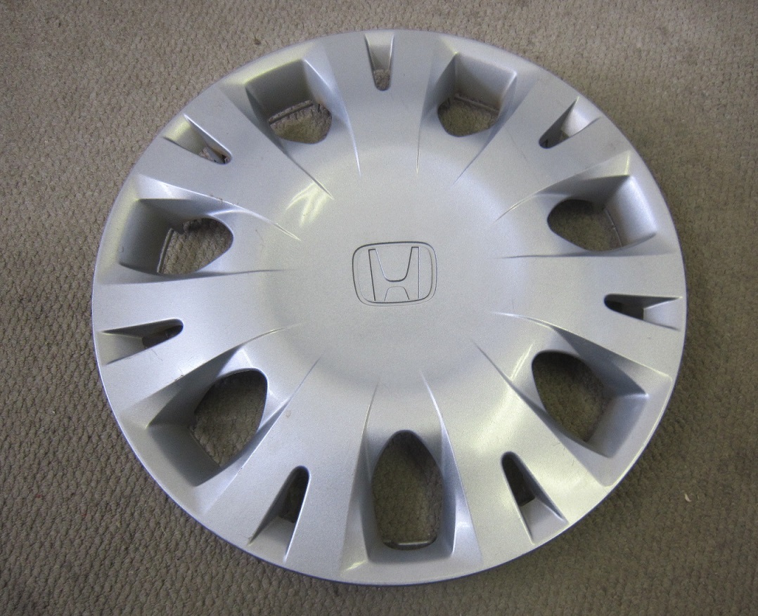 A9713☆ホンダ GE7 フィット 14インチ ホイールキャップ 1枚 44733-TF0-J11 メタリック系 拍卖