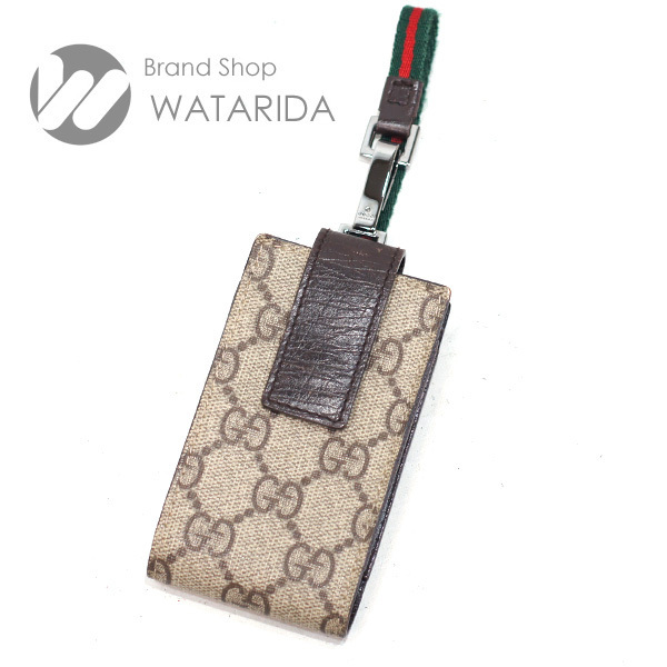 グッチ 携帯ケース ガラケー用 GGキャンバス 153223 PVC 送料無料拍卖