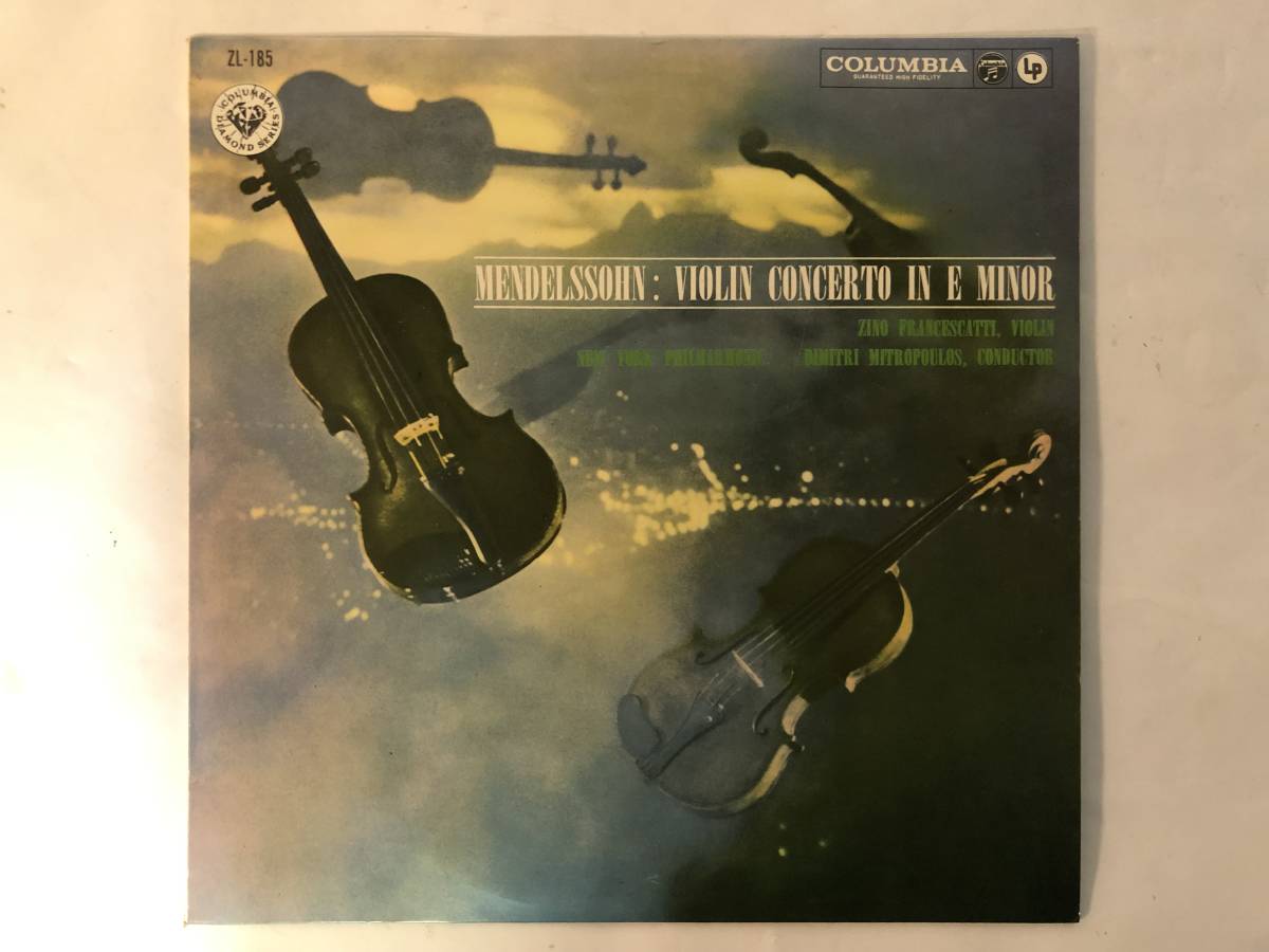 11011S 10inch LP★ジノ・フランチェスカッティ/Z. FRANCESCATTI/MENDELSSOHN/CONCERTO FOR VIOLIN & ORCH.★ZL-185拍卖