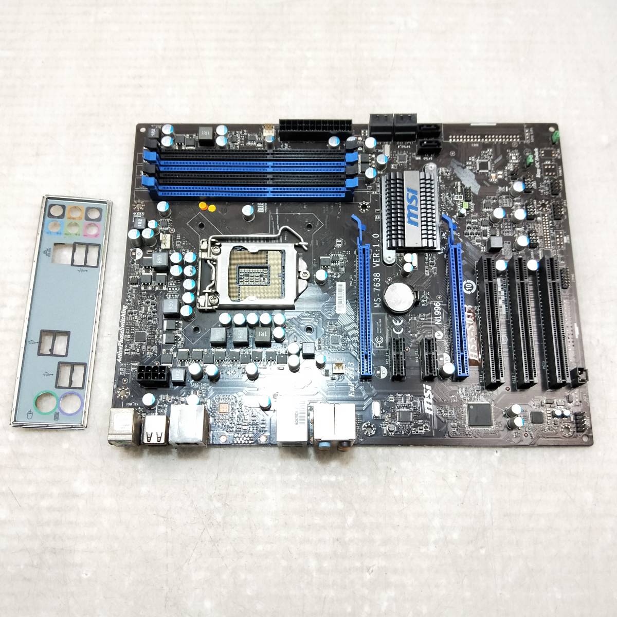 【中古パーツ】BIOS確認のみ、MSI H55-S01 マザーボード LGA1156 ■MB721拍卖