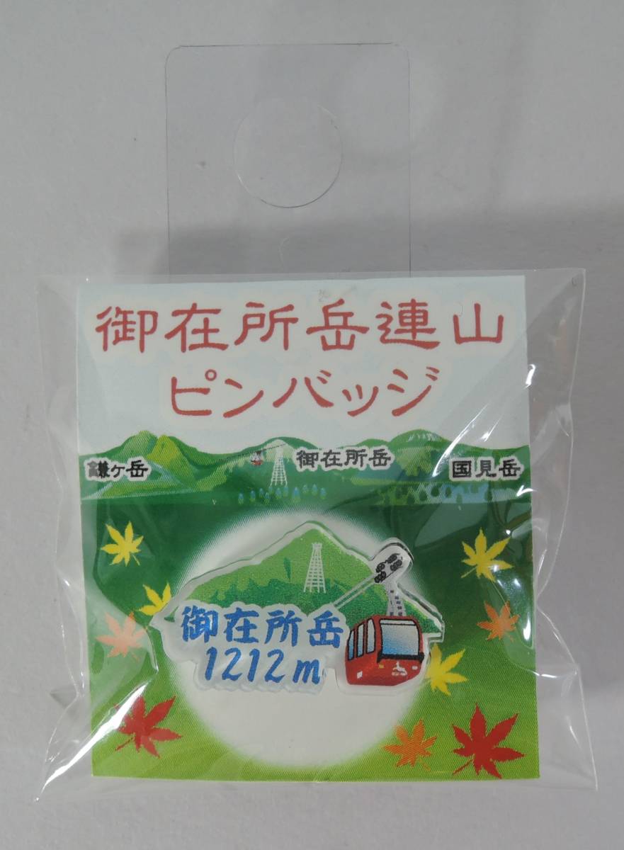 ☆C03-27 登山バッジ ピンバッジ■御在所岳 1212M■三重県・滋賀県/登山記念/バッチ 未使用拍卖