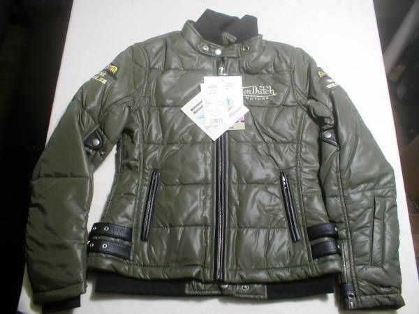 st新品 Von Dutch(ボンダッチ)ナイロンWJ26JKT/メンズ緑拍卖