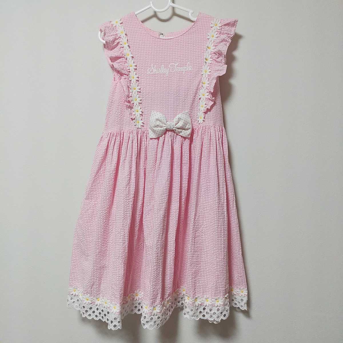 【美品】シャーリーテンプル マーガレット サンドレス 130 ワンピース拍卖